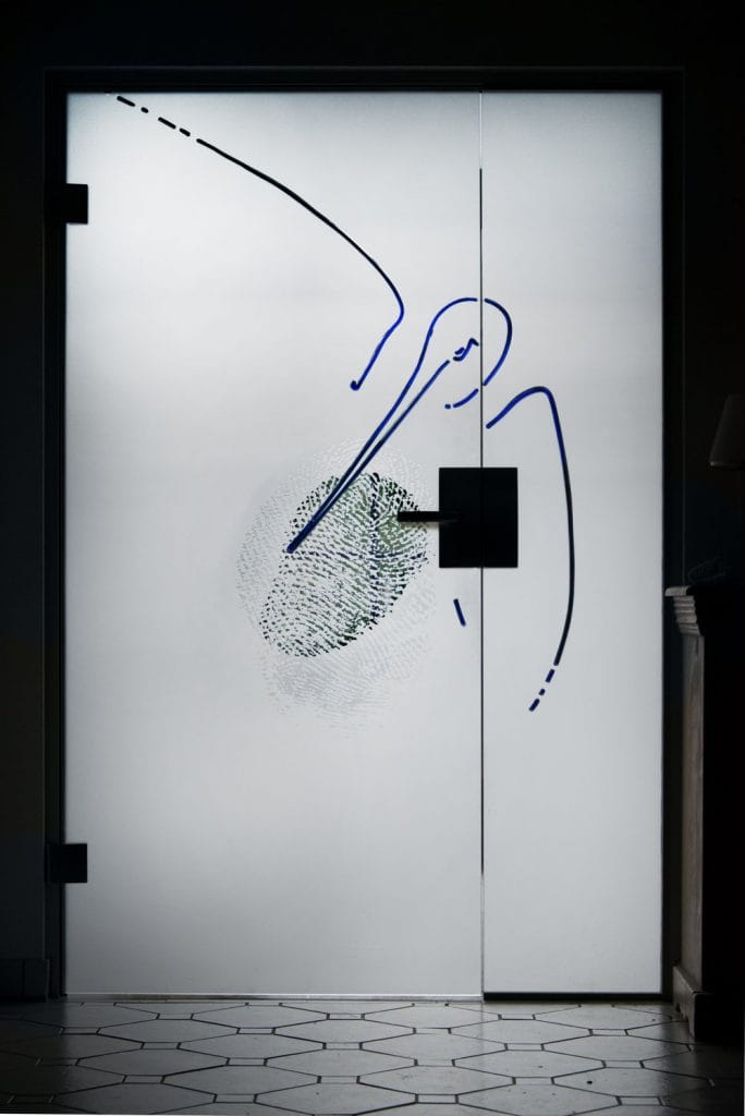 Storchennest | Glastür im Privathaus